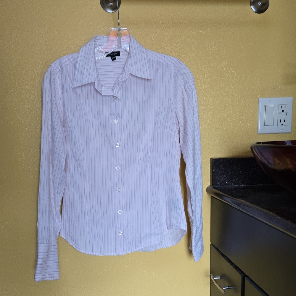 Coupe Pink Striped Button-Up Shirt
